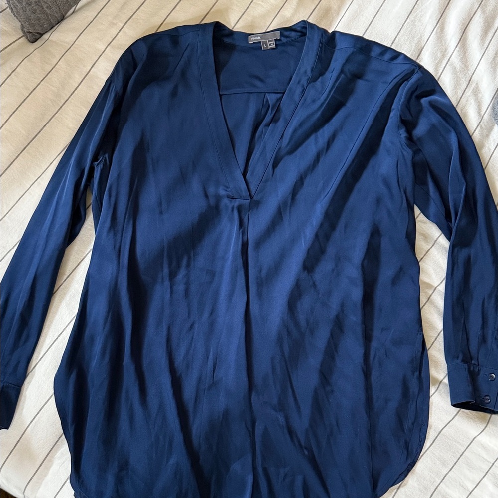 Vince Navy Women's Blouse